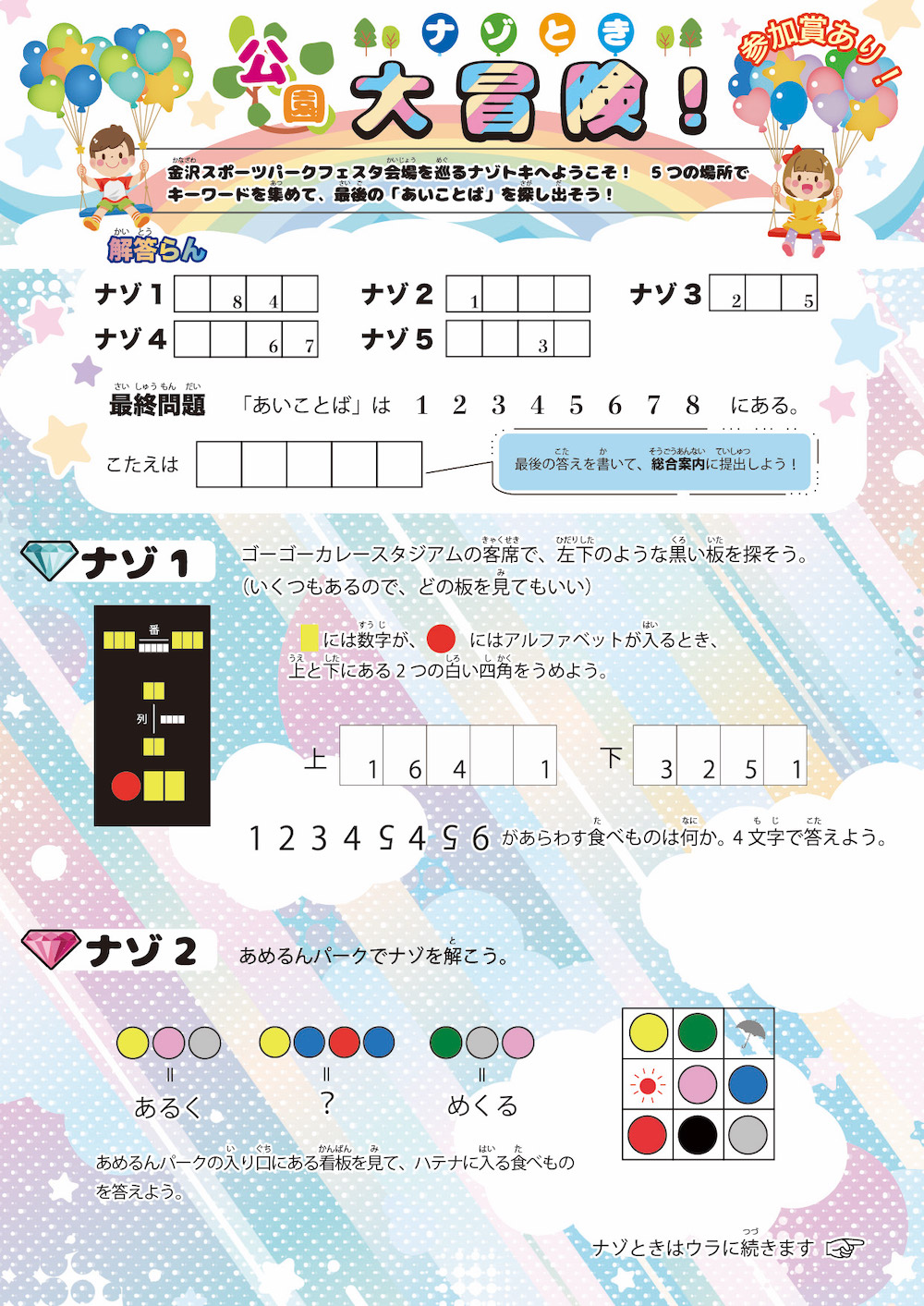 金沢スポーツパークフェスタ謎